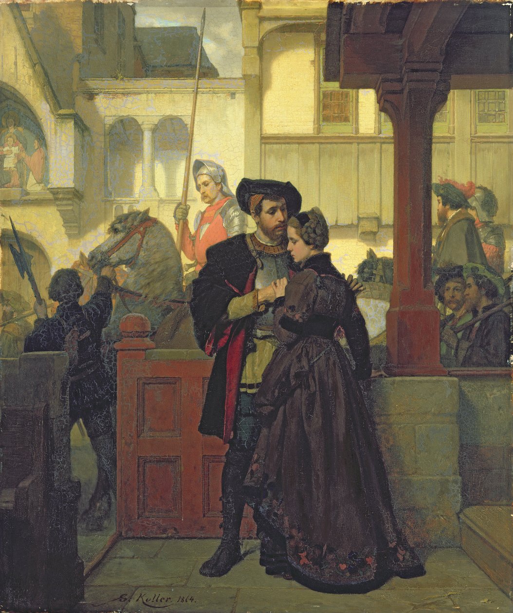Afsked, 1864 af Wilhelm Koller