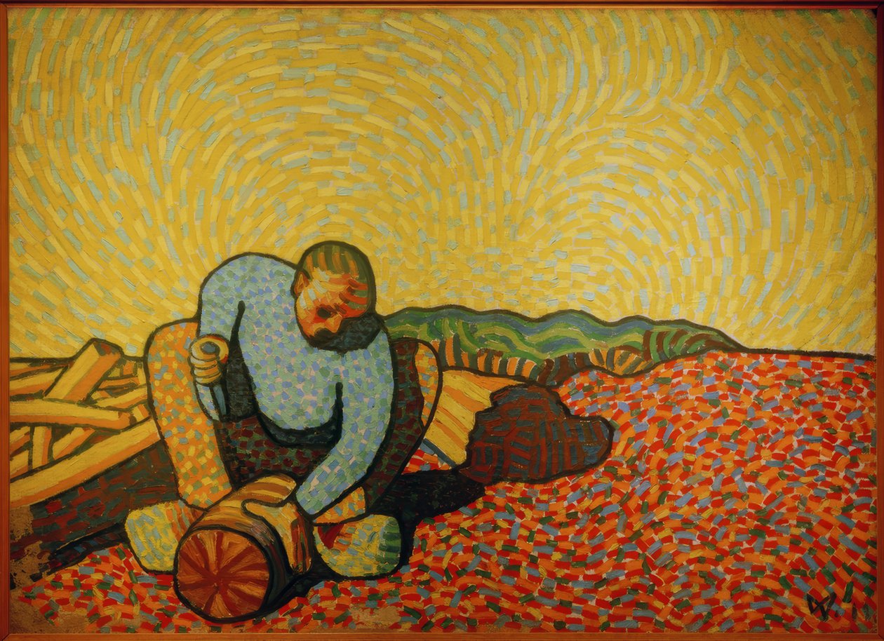 Træarbejder af Wilhelm Morgner