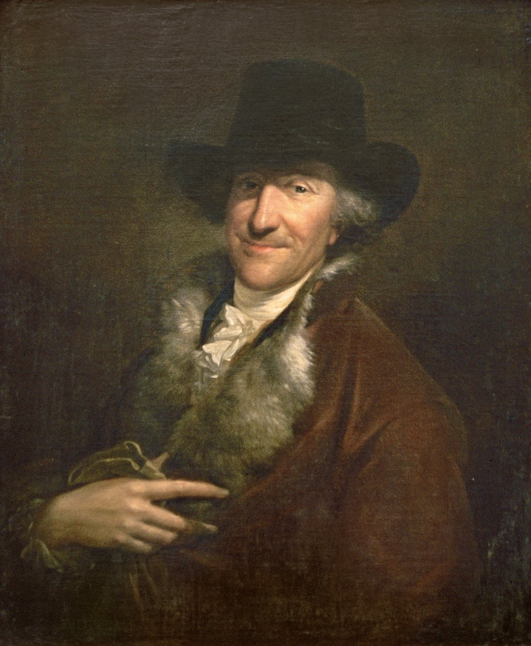 Wilhelm Friedemann Bach, c.1760 af Wilhelm Weitsch