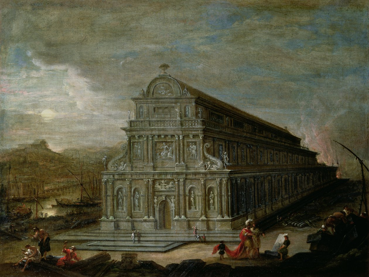 Verdens syv vidundere: Dianas tempel i Efesos af Wilhelm van Ehrenberg