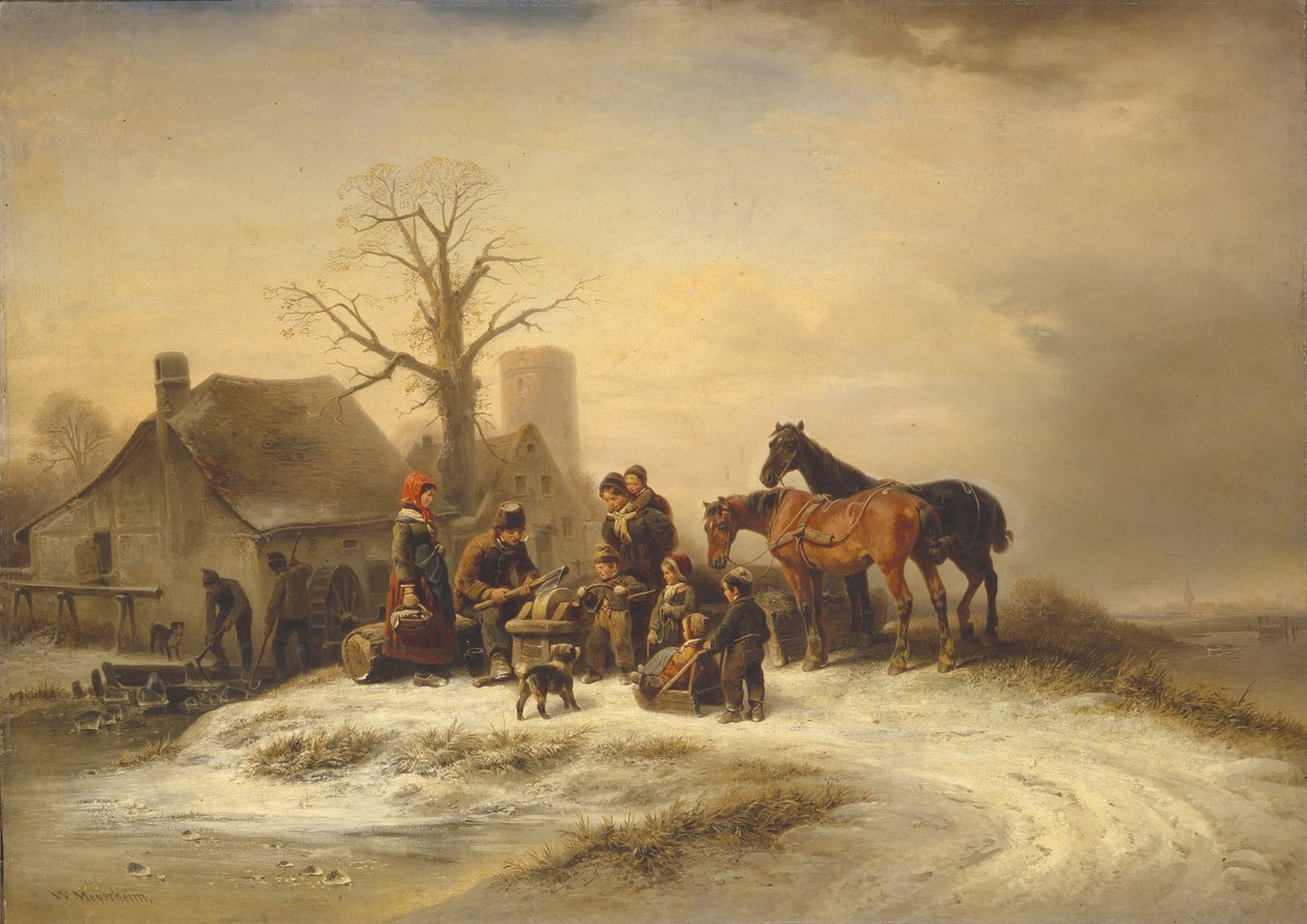 Knivsliberen, før 1862. af Wilhelm Alexander Meyerheim