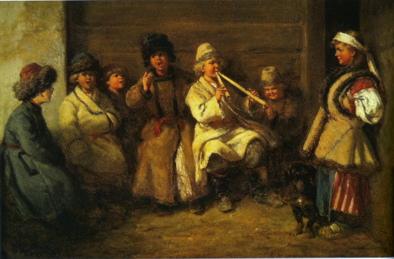 Børn synger til påske af Wilhelm Amandus Beer