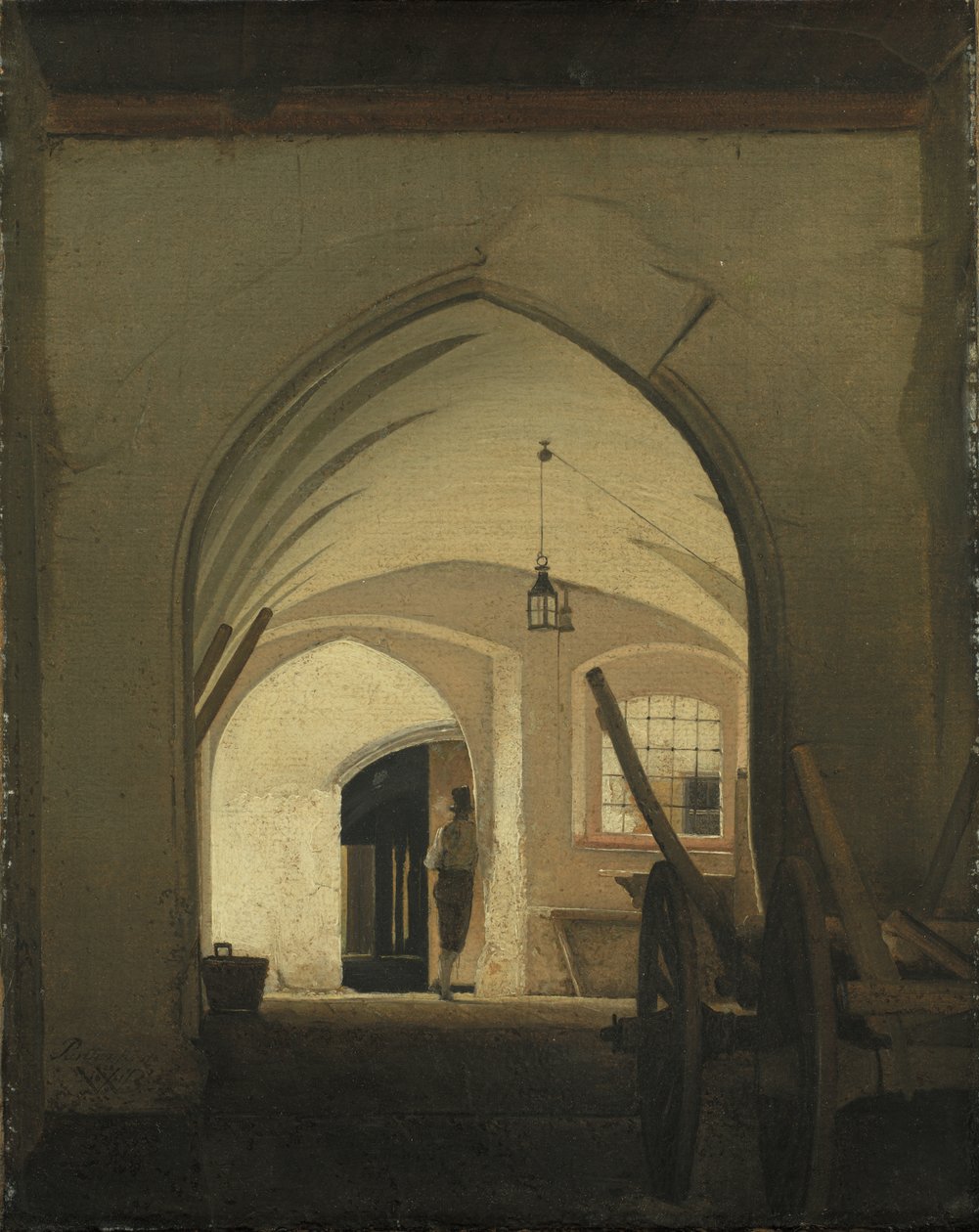 Et vognhus. Partenkirchen af Wilhelm Bendz