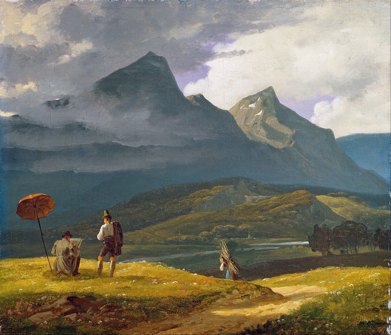 Bjerglandskab af Wilhelm Bendz