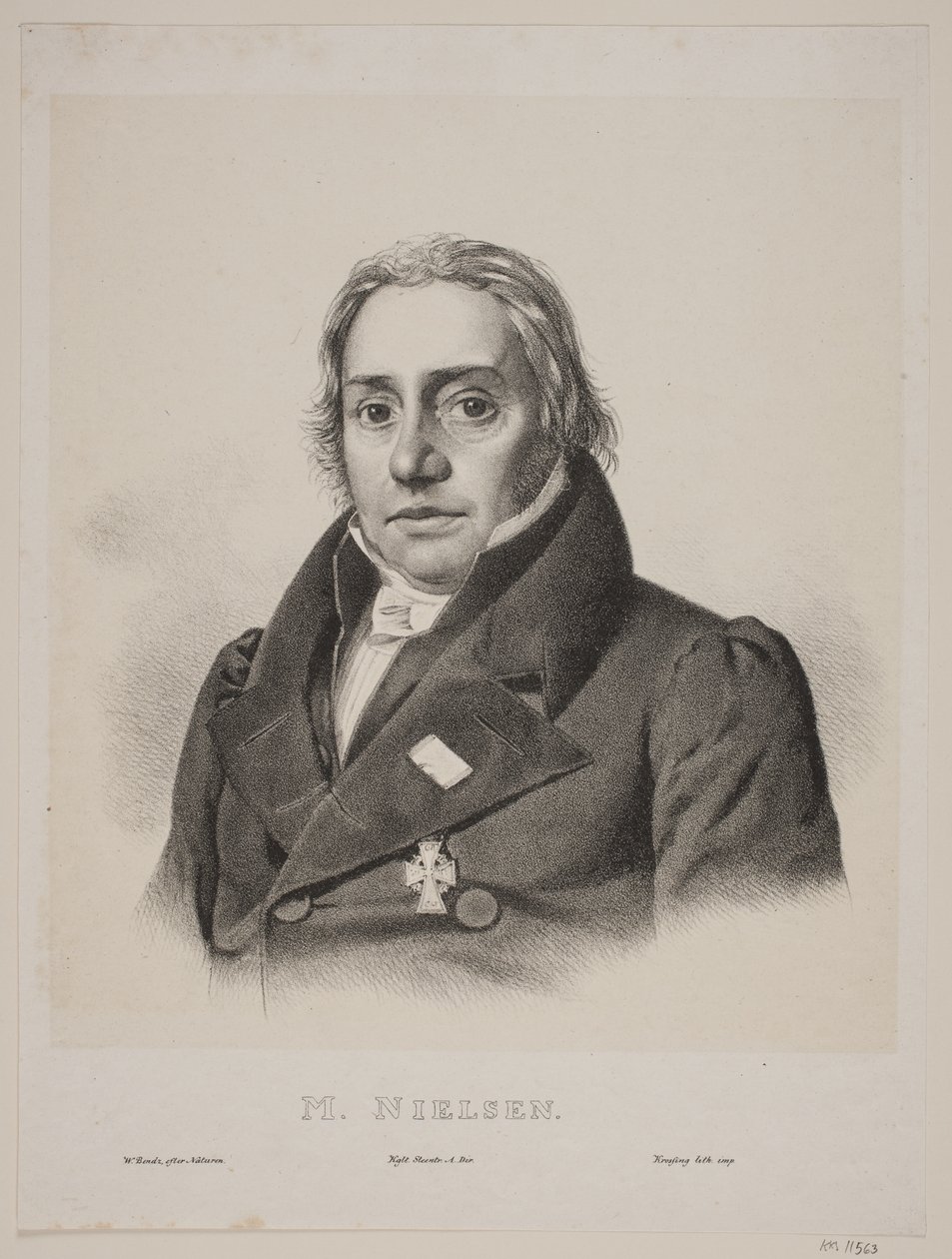 Rektor Michael Nielsen af Wilhelm Bendz