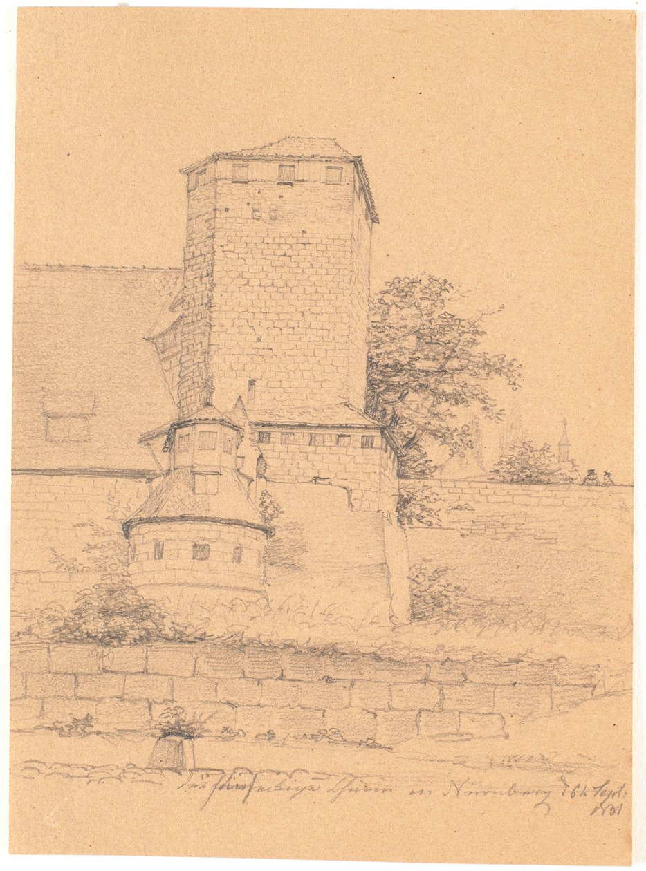 Tårnbygning. Nürnberg af Wilhelm Bendz