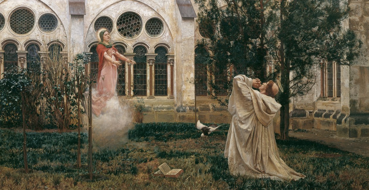 Sankt Bernards syn af Wilhelm Bernatzik
