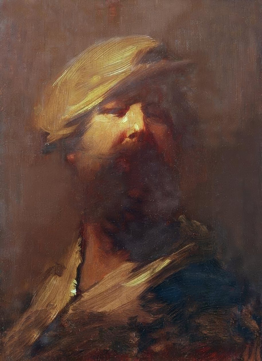 Selvportræt af Wilhelm Busch