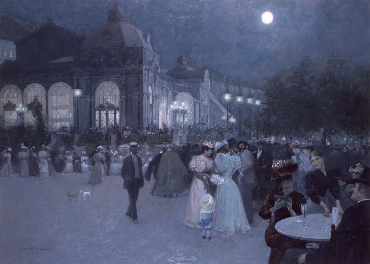 Natkoncert i Kommuneparken af Wilhelm Gause