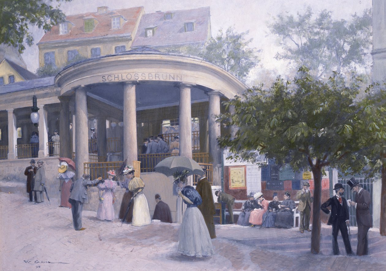 Schloßbrunnen (Slotskilden) af Wilhelm Gause