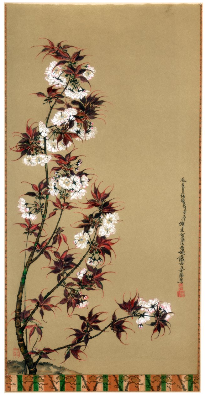 The Cherry Blossoms of Mikawa, 1800-tallet 1886 af Wilhelm Greve