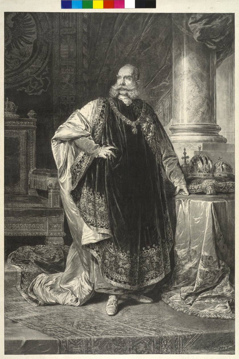 Kejser af Østrig Franz Joseph I af Wilhelm Hecht
