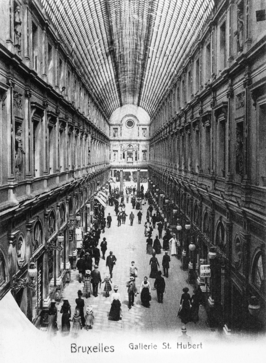 St. Hubert-galleriet i Bruxelles, ca. 1900 af Wilhelm Hoffmann