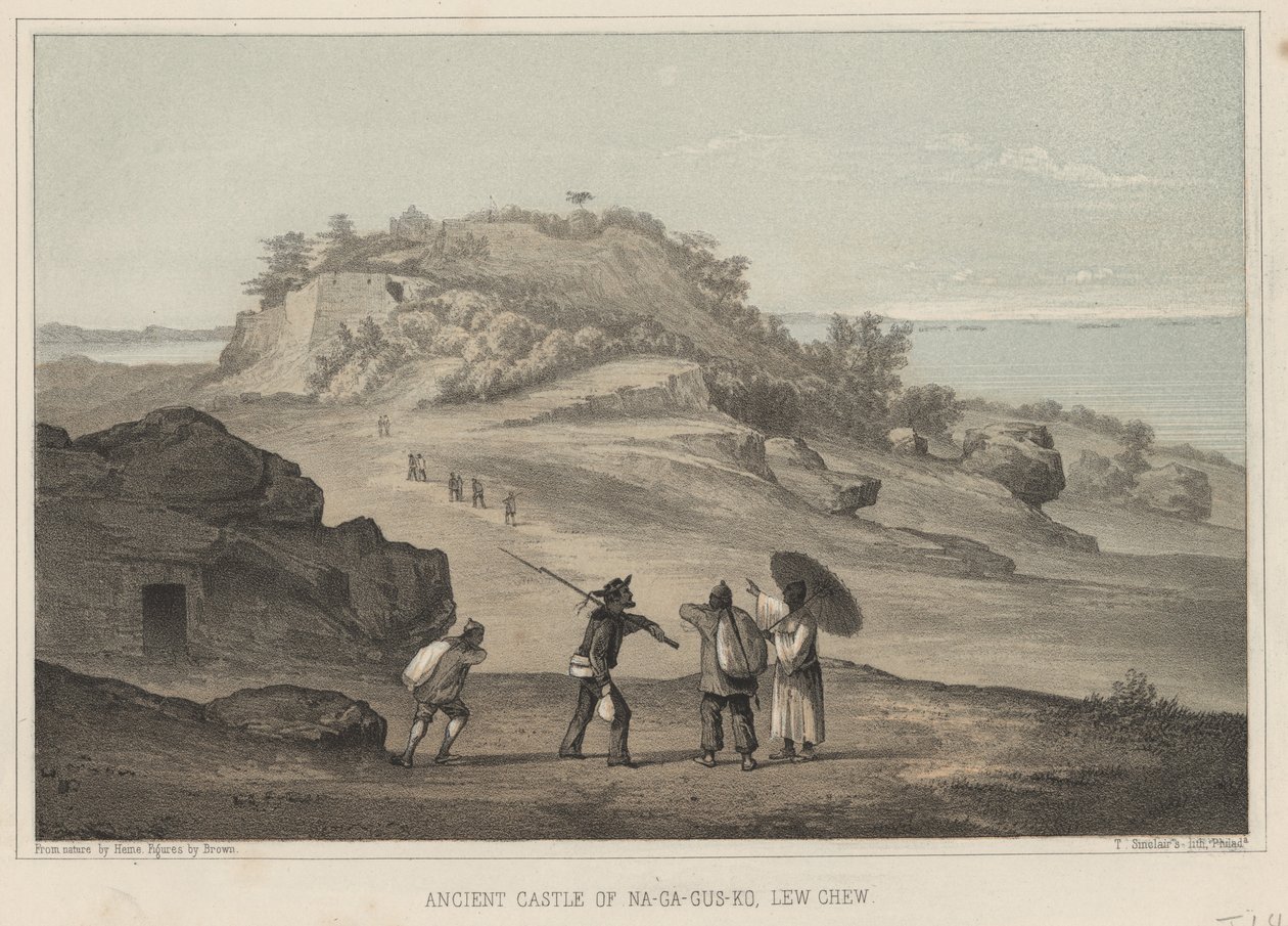 En støtte til konvertering ste f na ~ gargu suko, eh w che w, 1855 af Wilhelm Joseph Heine