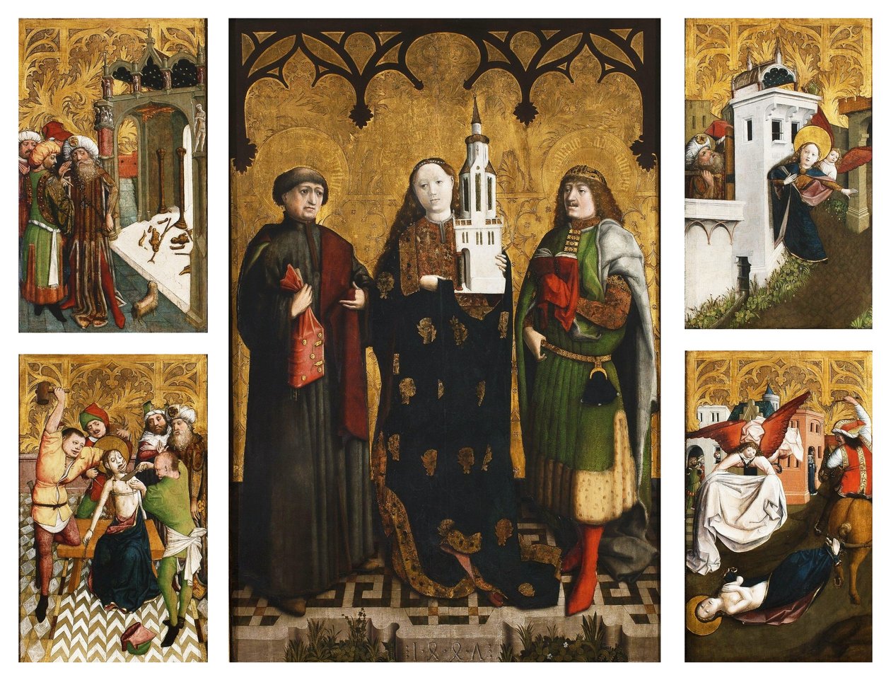 Sankt Barbara altertavle af Wilhelm Kalteysen