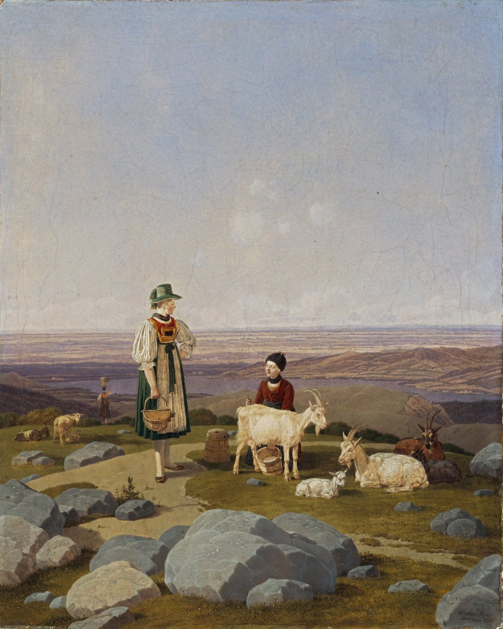 På Gaisalm af Wilhelm Kobell Ritter von