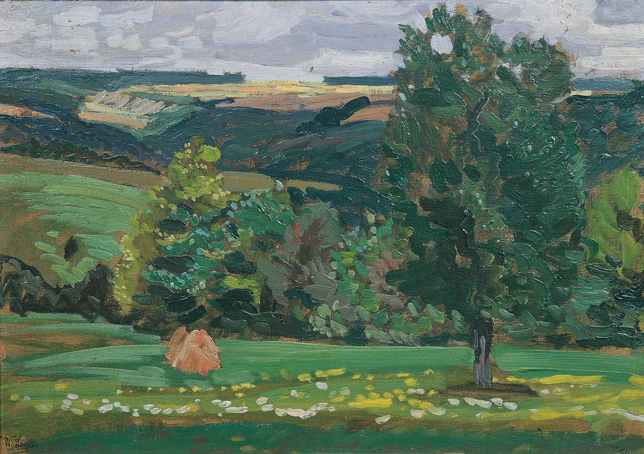 landskab i Wuerttemberg af Wilhelm Legler