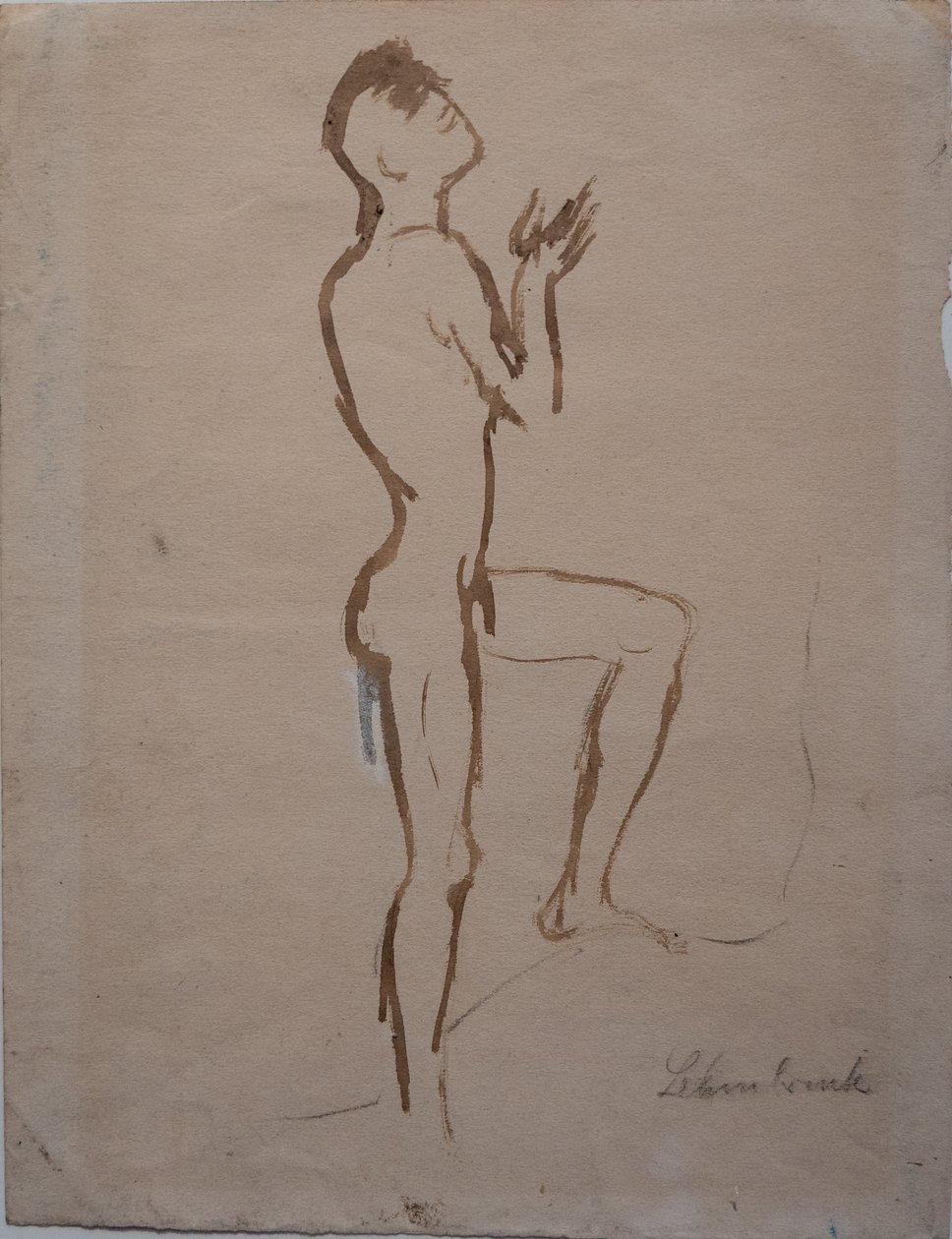 Stigende mand af Wilhelm Lehmbruck