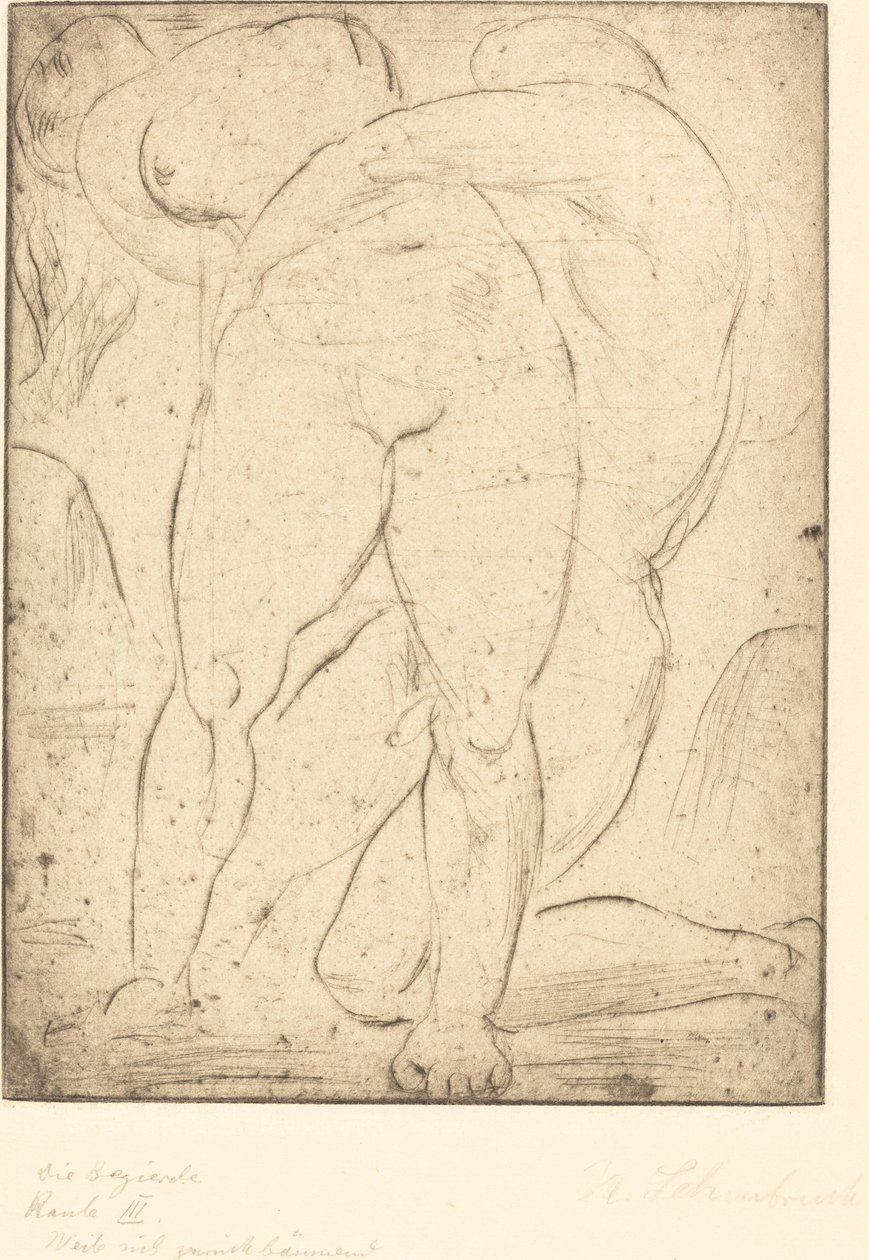 Passion II (Passion II) af Wilhelm Lehmbruck
