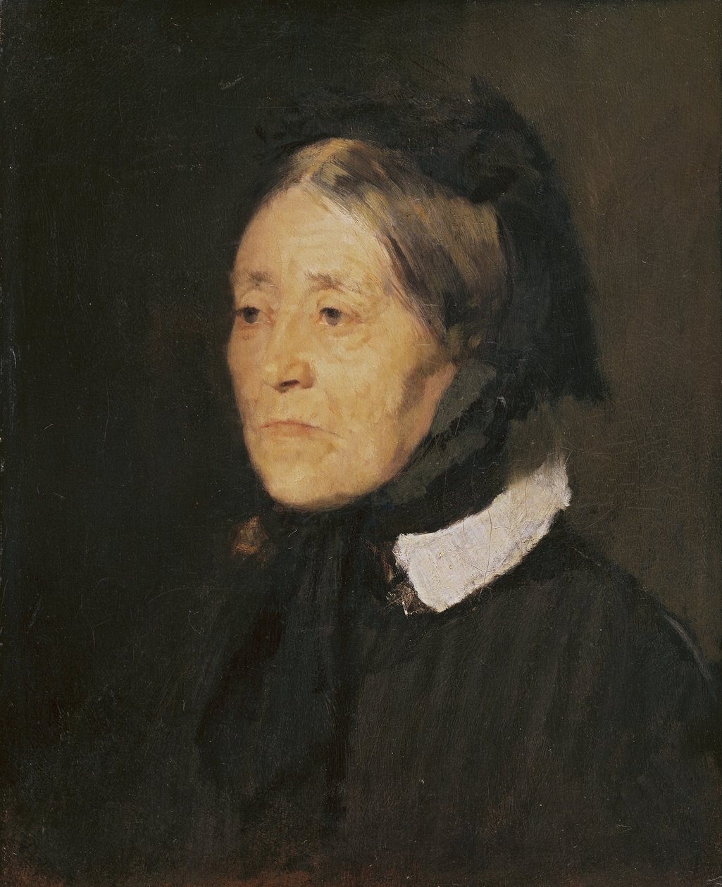 Fru Anna Gentz af Wilhelm Maria Hubertus Leibl