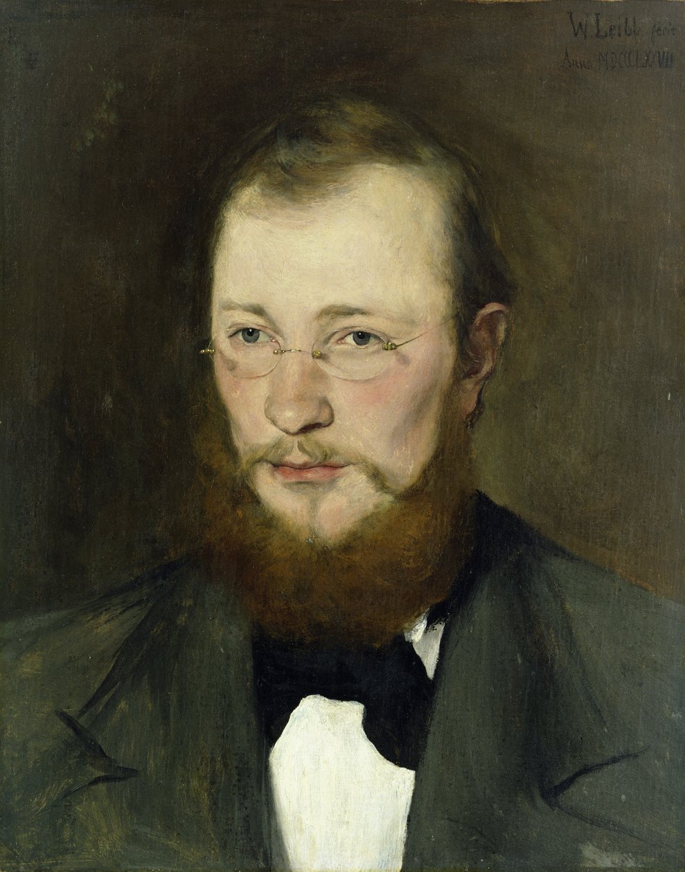 Friedrich Rauert, 1877 (tempera på lærred) af Wilhelm Maria Hubertus Leibl