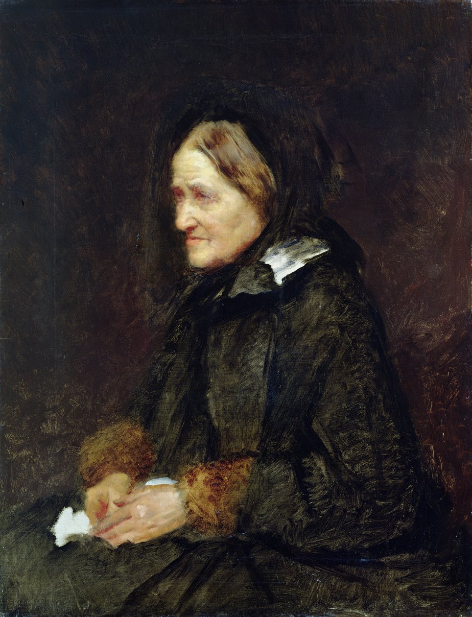 Helene Leibl, kunstnerens moster, 1867 af Wilhelm Maria Hubertus Leibl