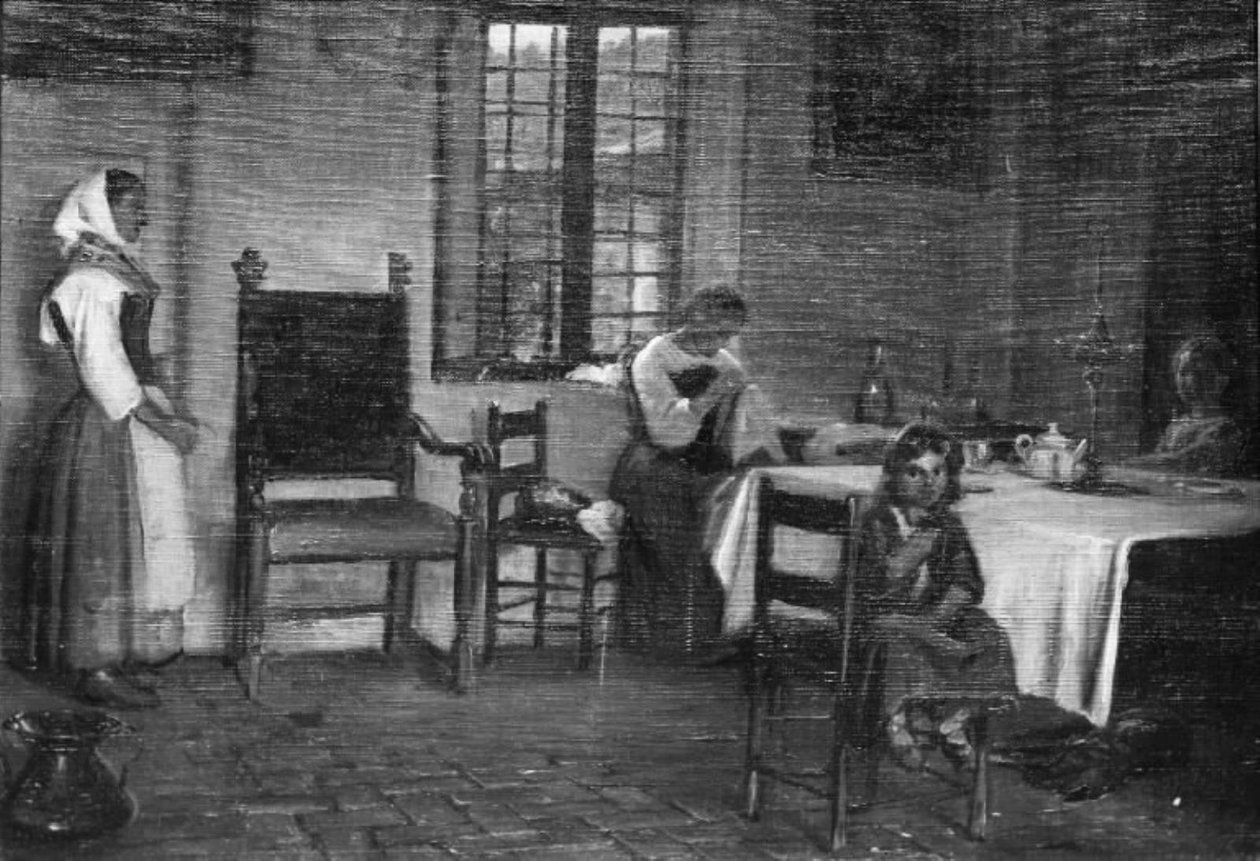 Et italiensk interiør af Wilhelm Marstrand