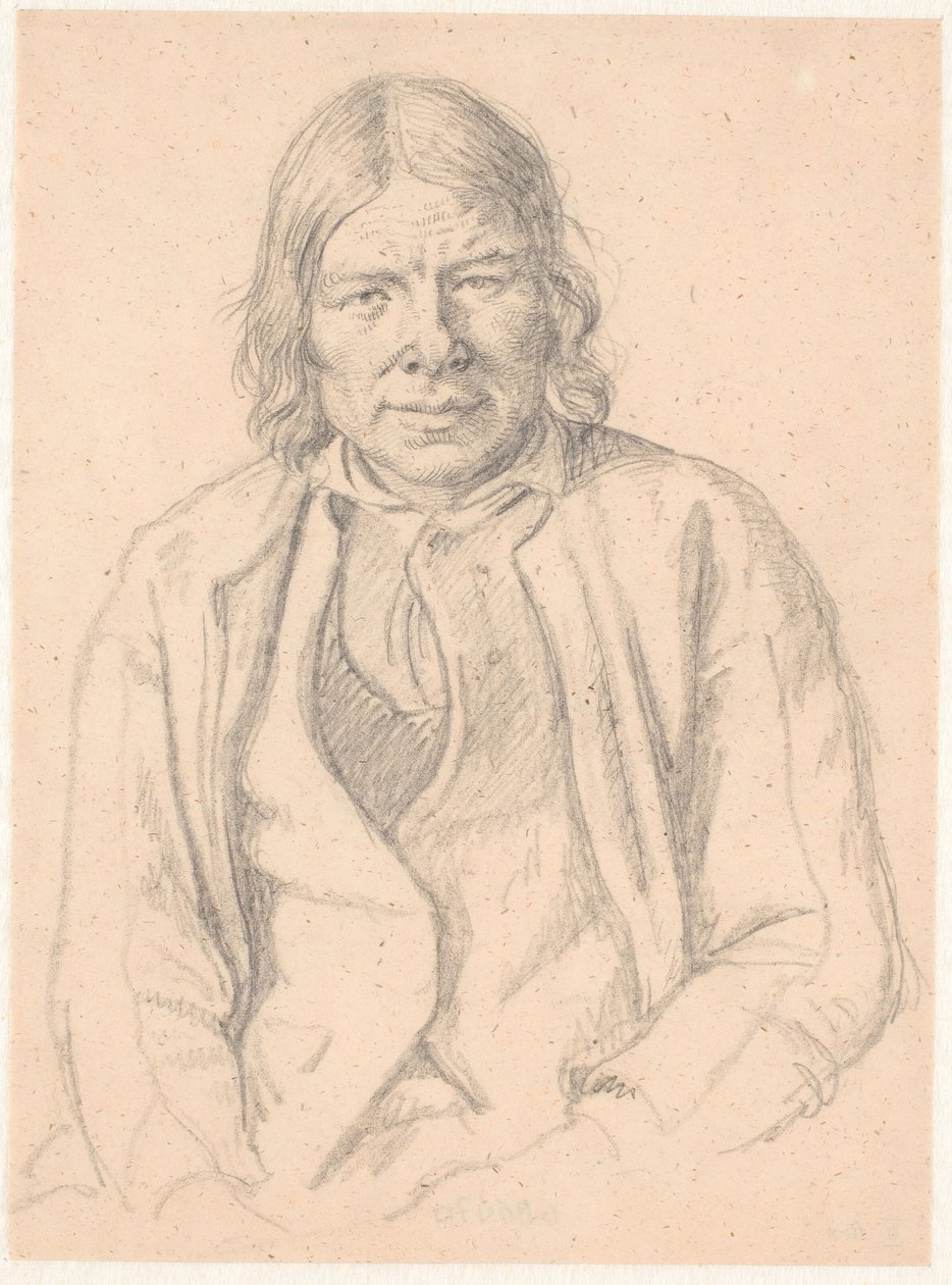 Brystbillede af svensk bonde af Wilhelm Marstrand