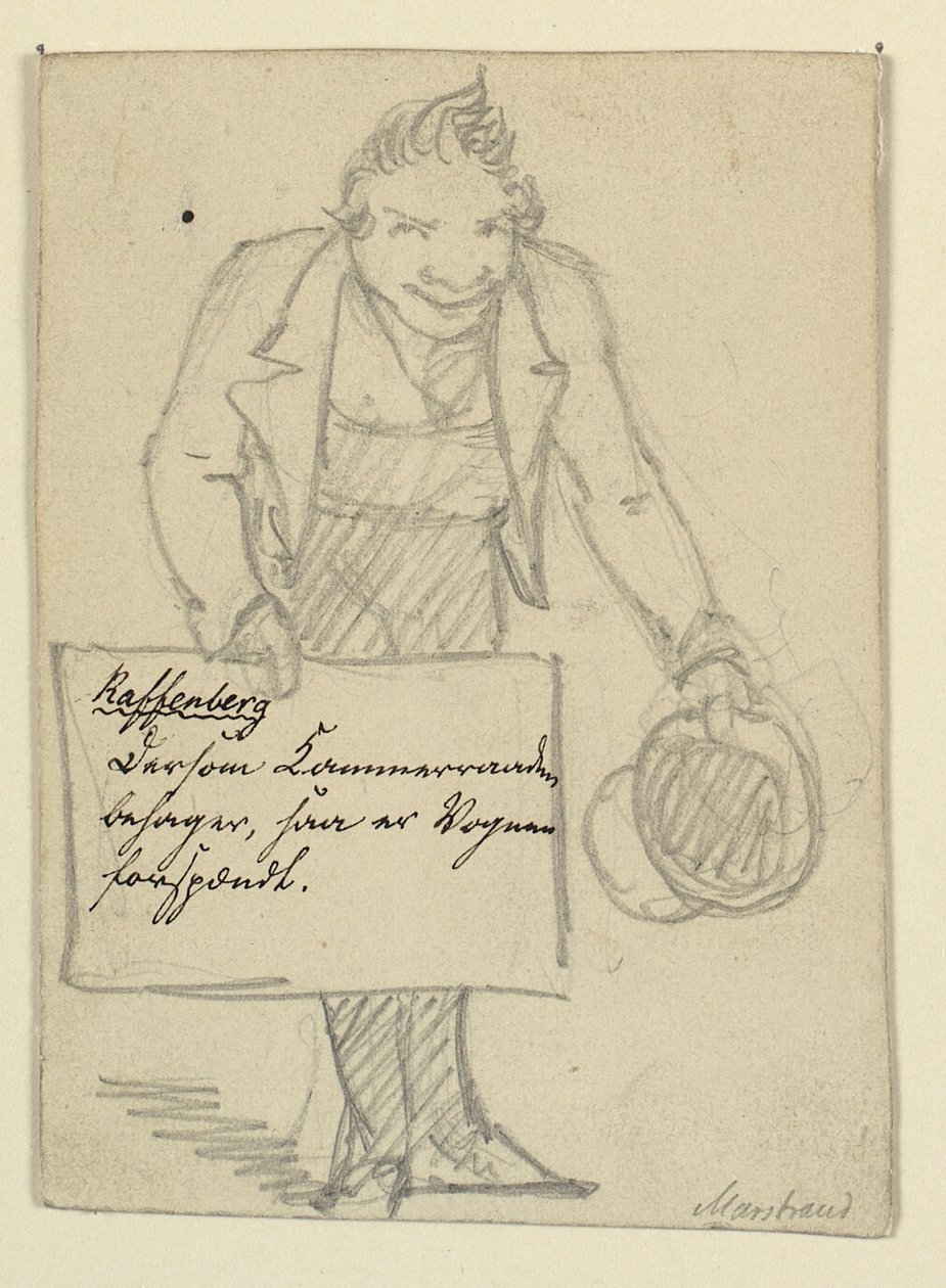 Bukkende kusk. Indbydelsen (til Raffenberg) af Wilhelm Marstrand
