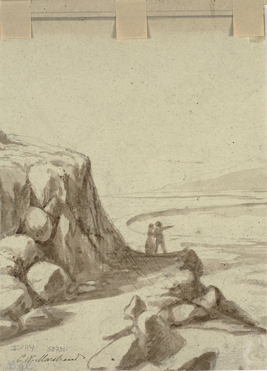 Butiksscene af Wilhelm Marstrand