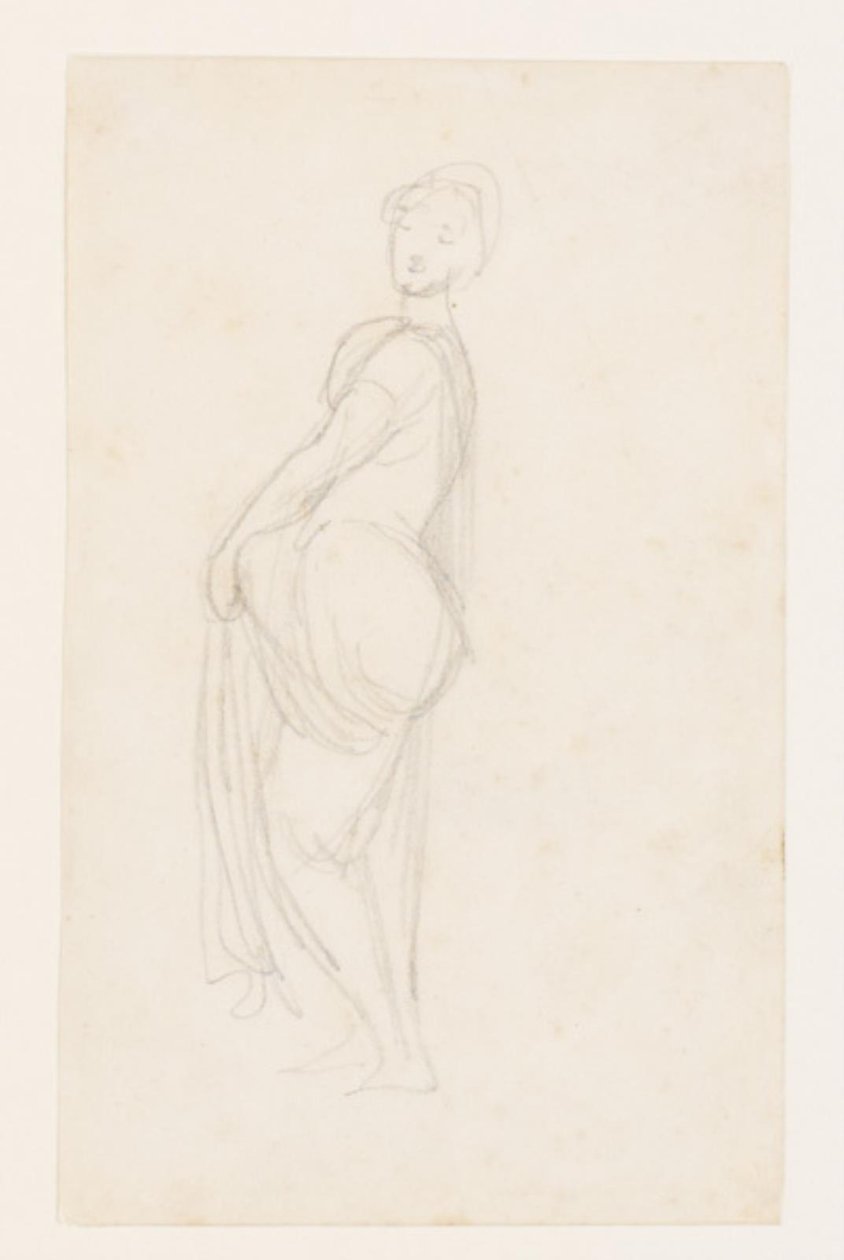 Dansende kvinde af Wilhelm Marstrand