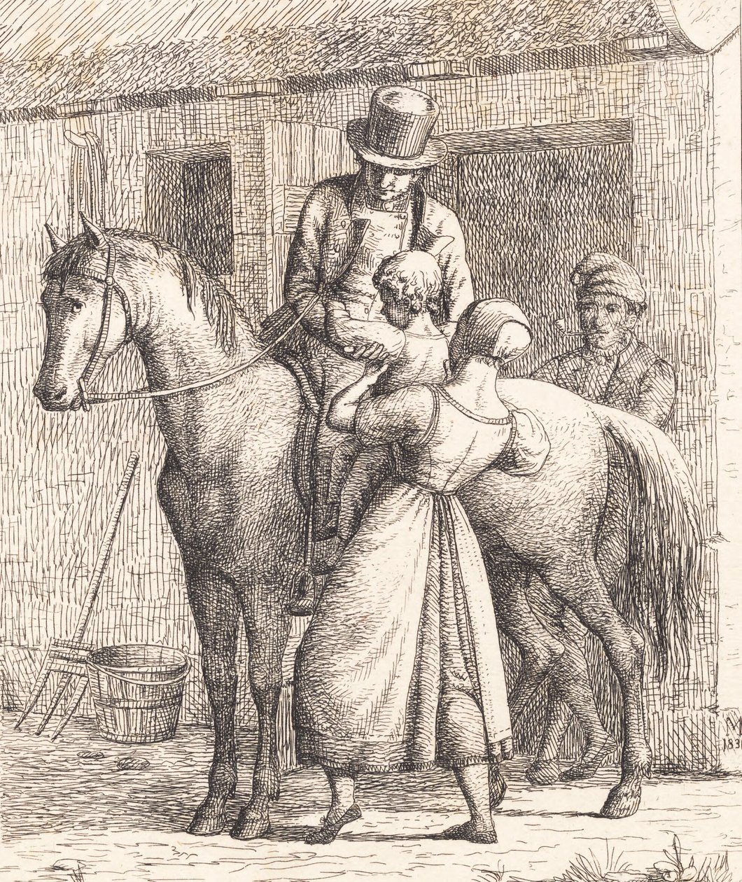 En bondefamilie af Wilhelm Marstrand