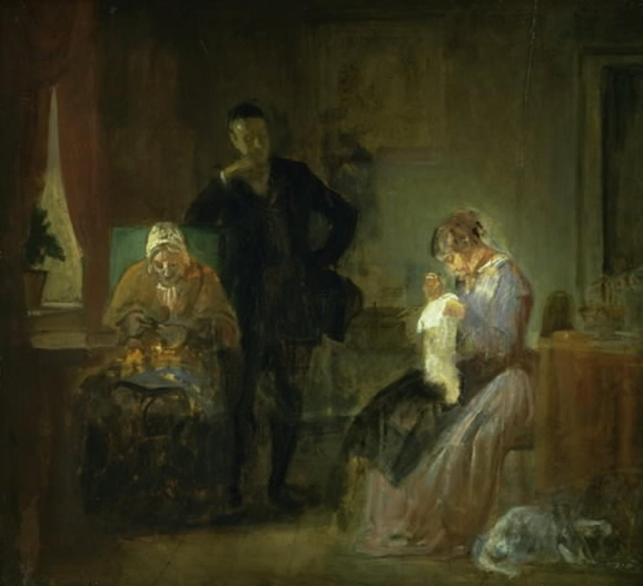 Frierens besøg af Wilhelm Marstrand