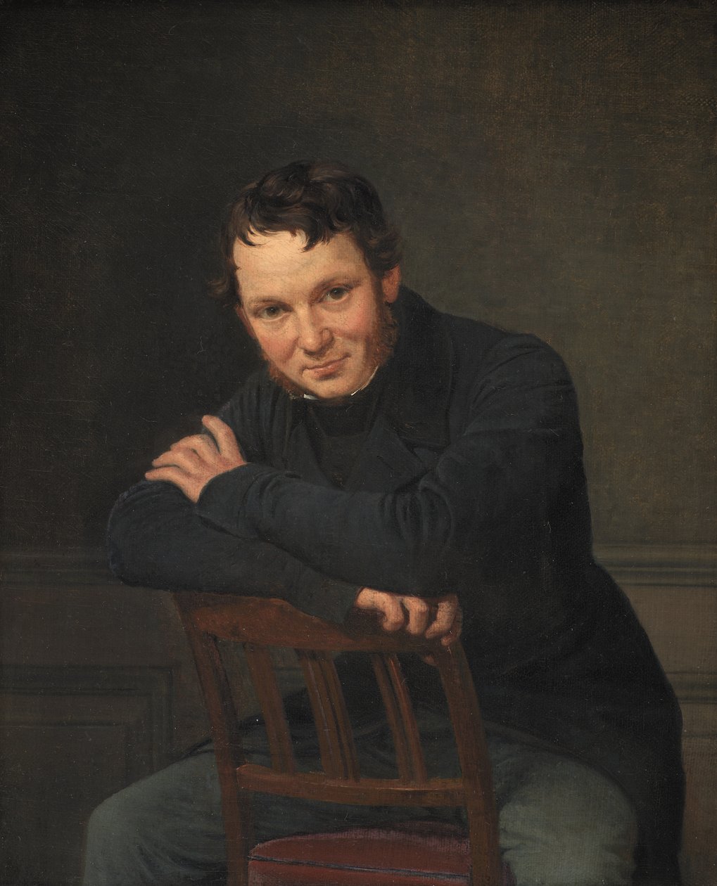 Gottlieb Bindesbøll, dansk arkitekt af Wilhelm Marstrand