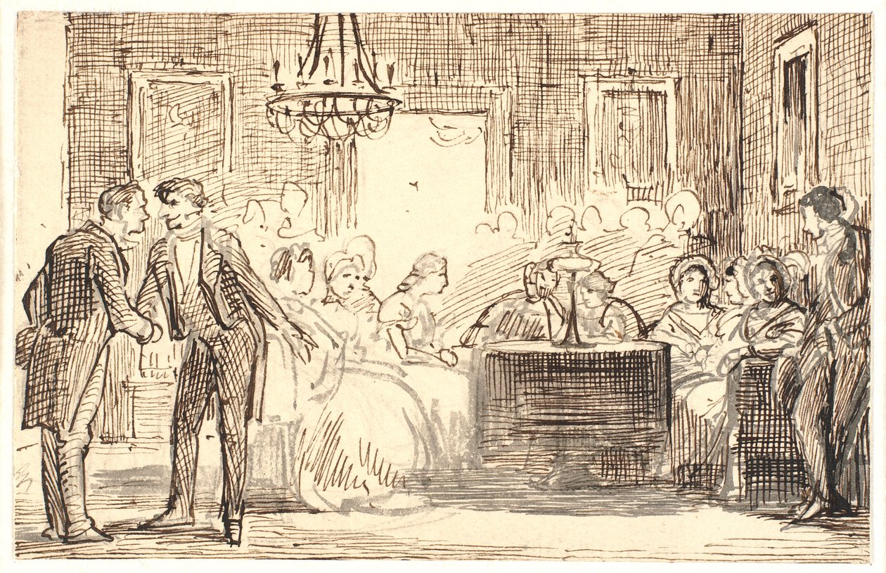 Københavnsk selskabsscene af Wilhelm Marstrand