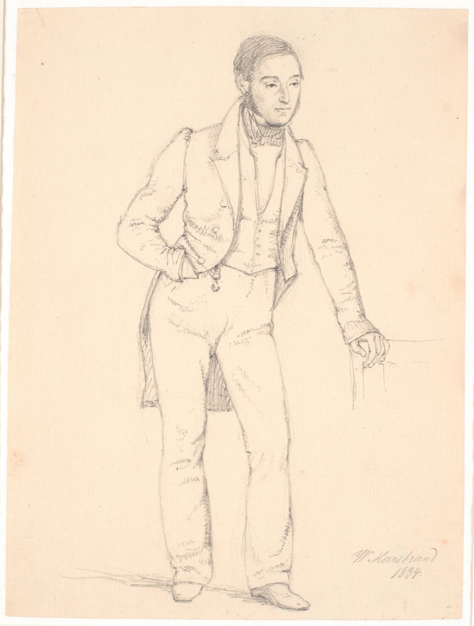 Koncertmester Johan Frederik Frølich af Wilhelm Marstrand