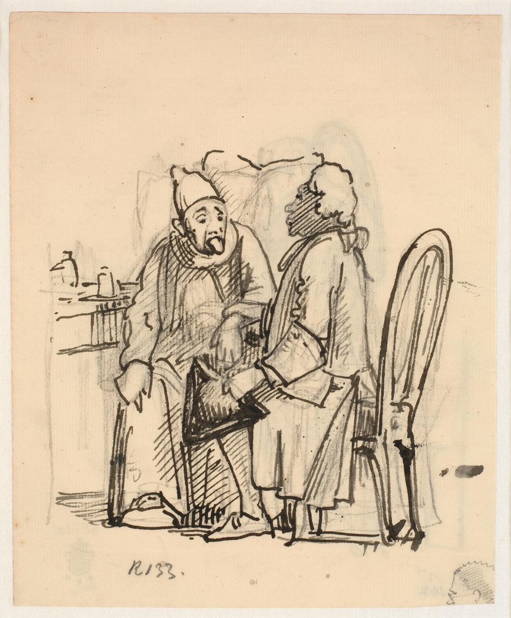 Lægebesøget af Wilhelm Marstrand