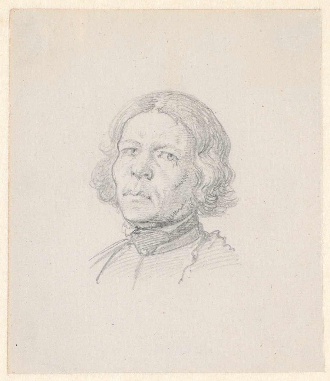 Portræthoved, svensk bonde af Wilhelm Marstrand