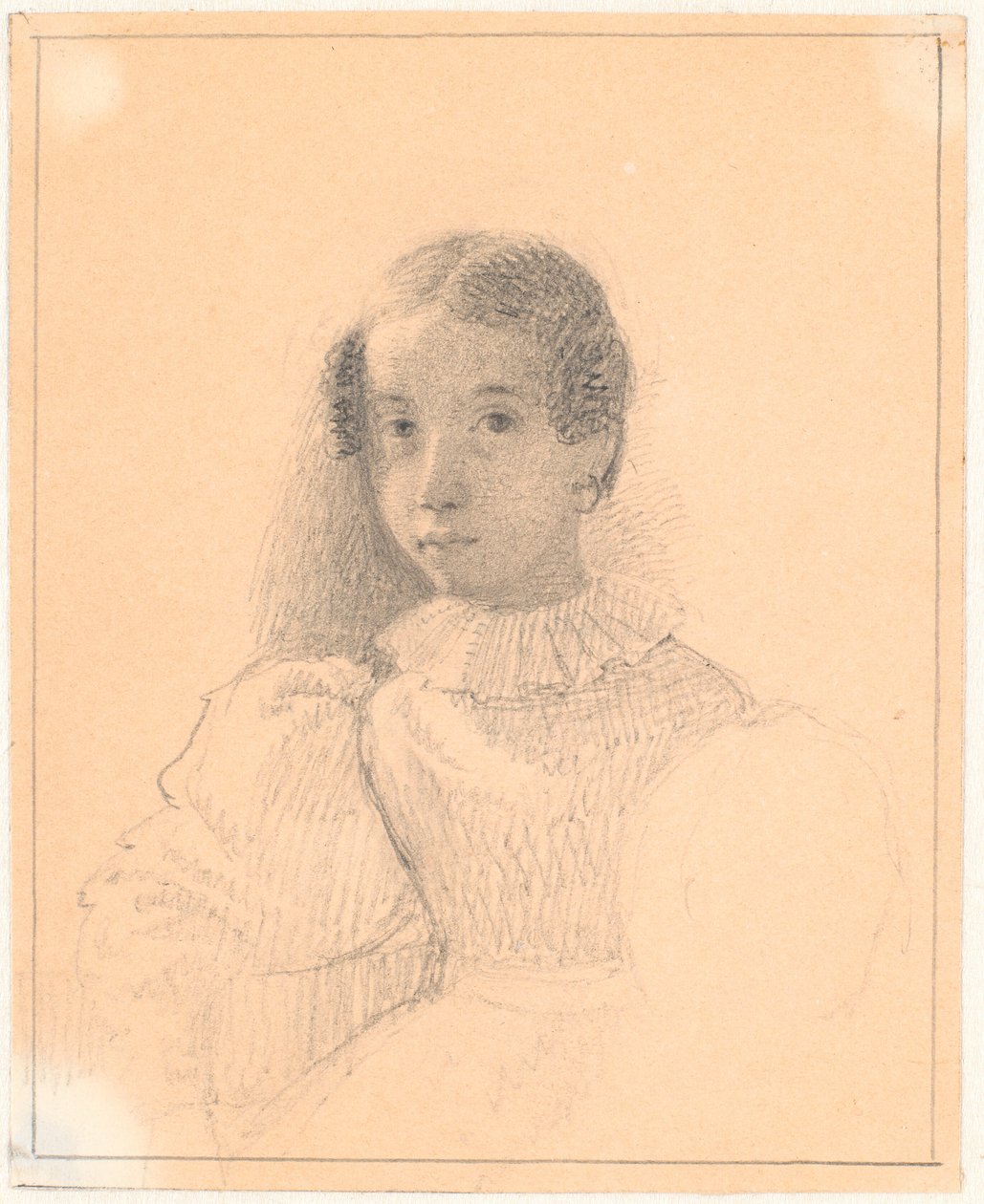 Portræt af Adelaide Emilie Waagepetersen af Wilhelm Marstrand