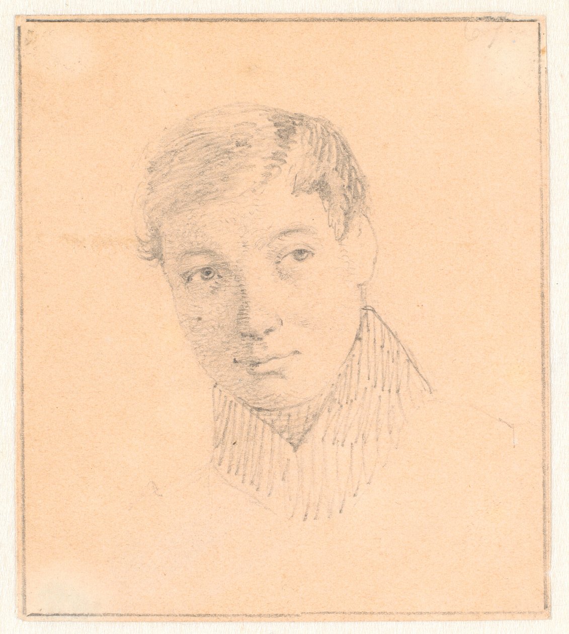 Portræt af Lorentz Ludvig Mozart Waagepetersen af Wilhelm Marstrand