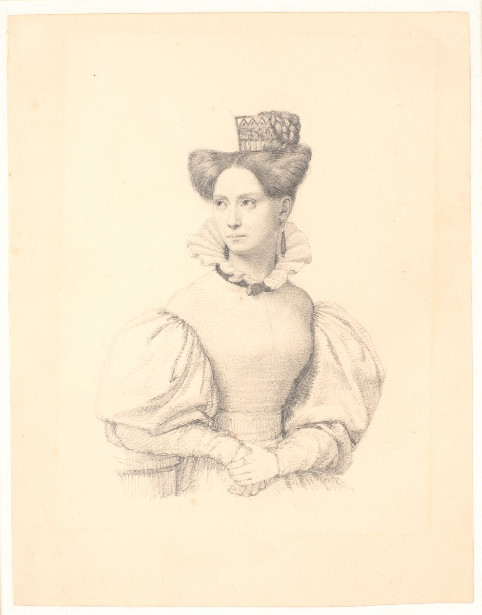 Portræt af Sophie Frederikke Raffenberg af Wilhelm Marstrand