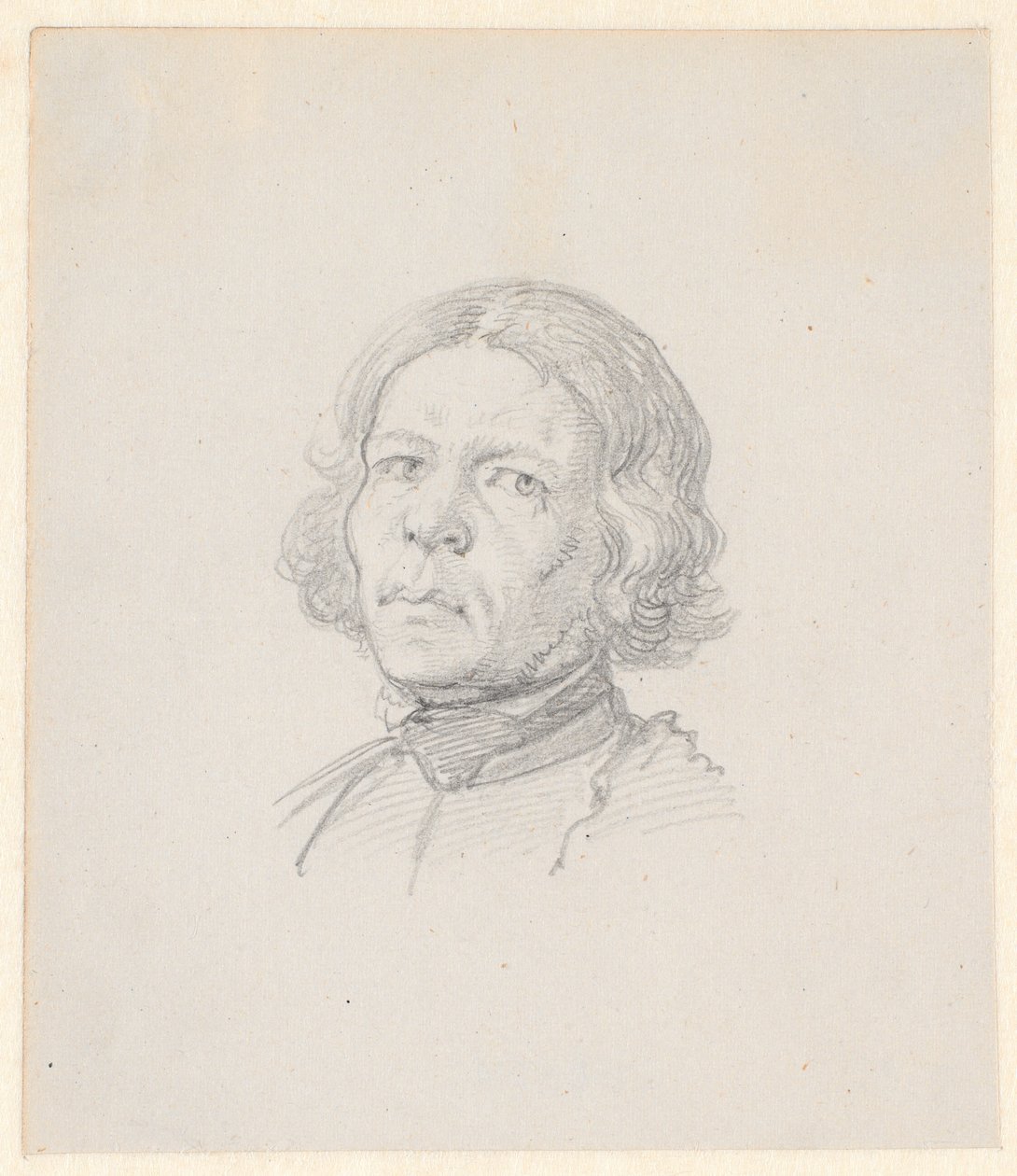Portræthoved, svensk bonde af Wilhelm Marstrand