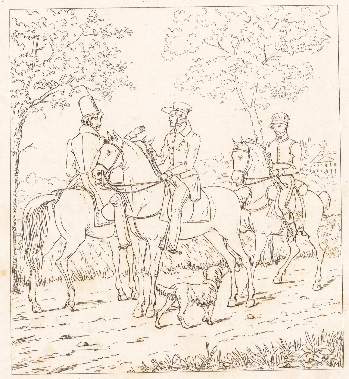 Ryttere af Wilhelm Marstrand