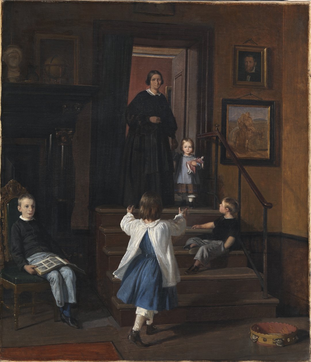 Kunstnerens Familie af Wilhelm Marstrand