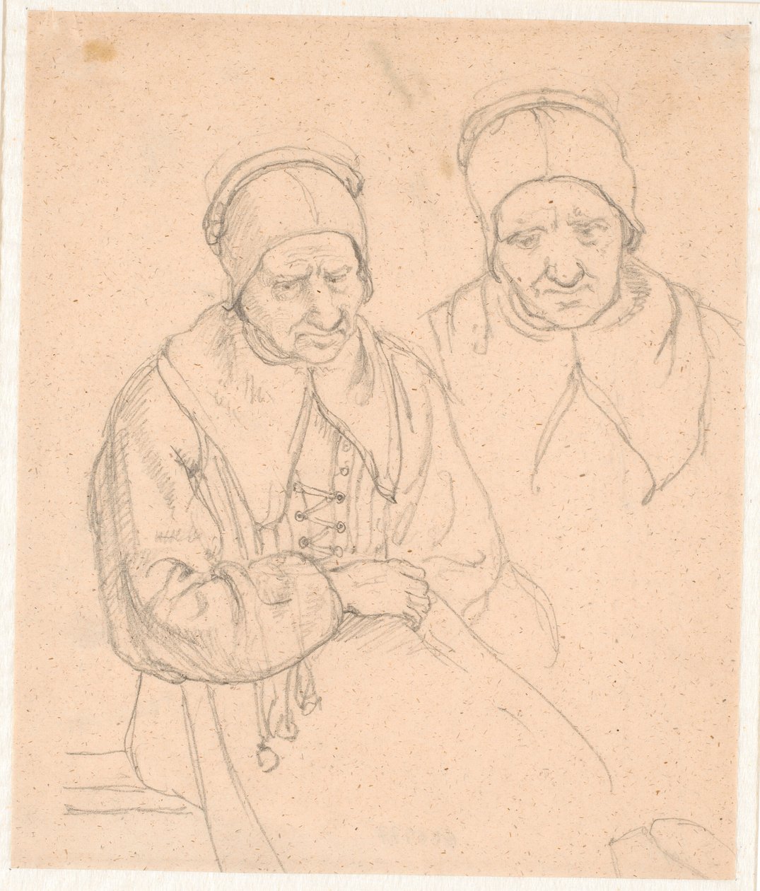 To studier af en gammel svensk kone af Wilhelm Marstrand
