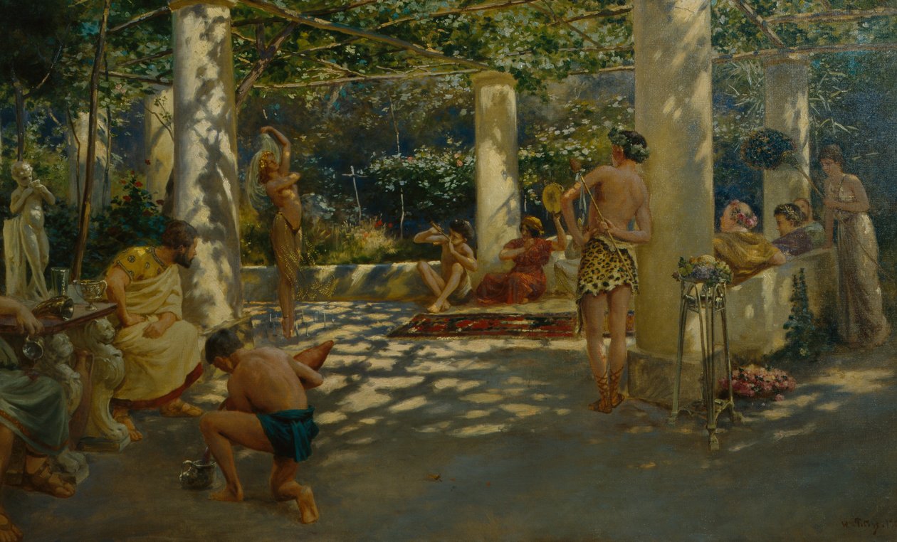 romersk scene af Wilhelm Peters