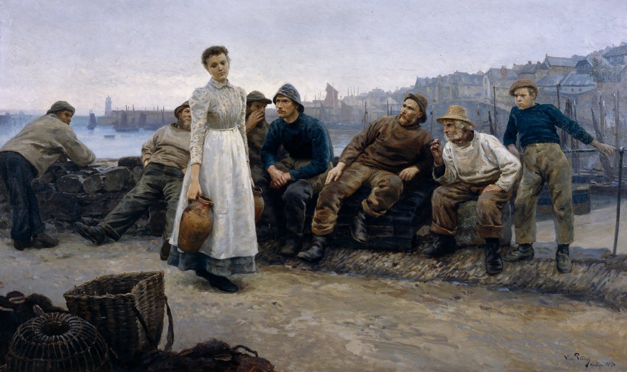 Under krydsild af Wilhelm Peters