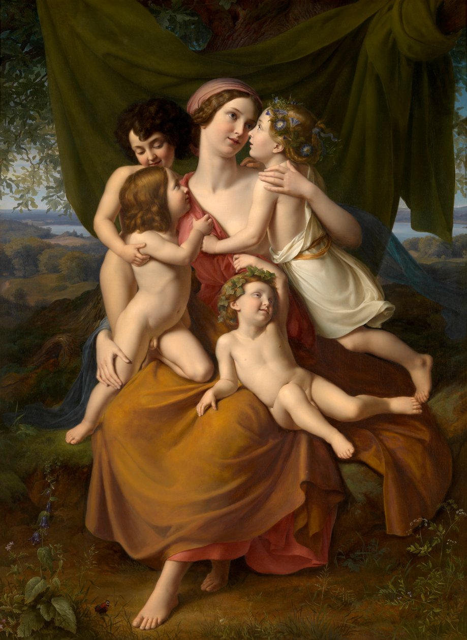 Charity (olie på lærred) af Wilhelm Schadow