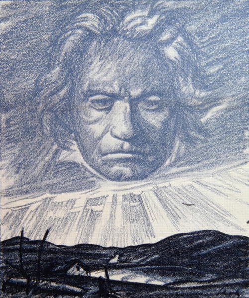 A Tribute to the Genius of Beethoven, illustration fra 