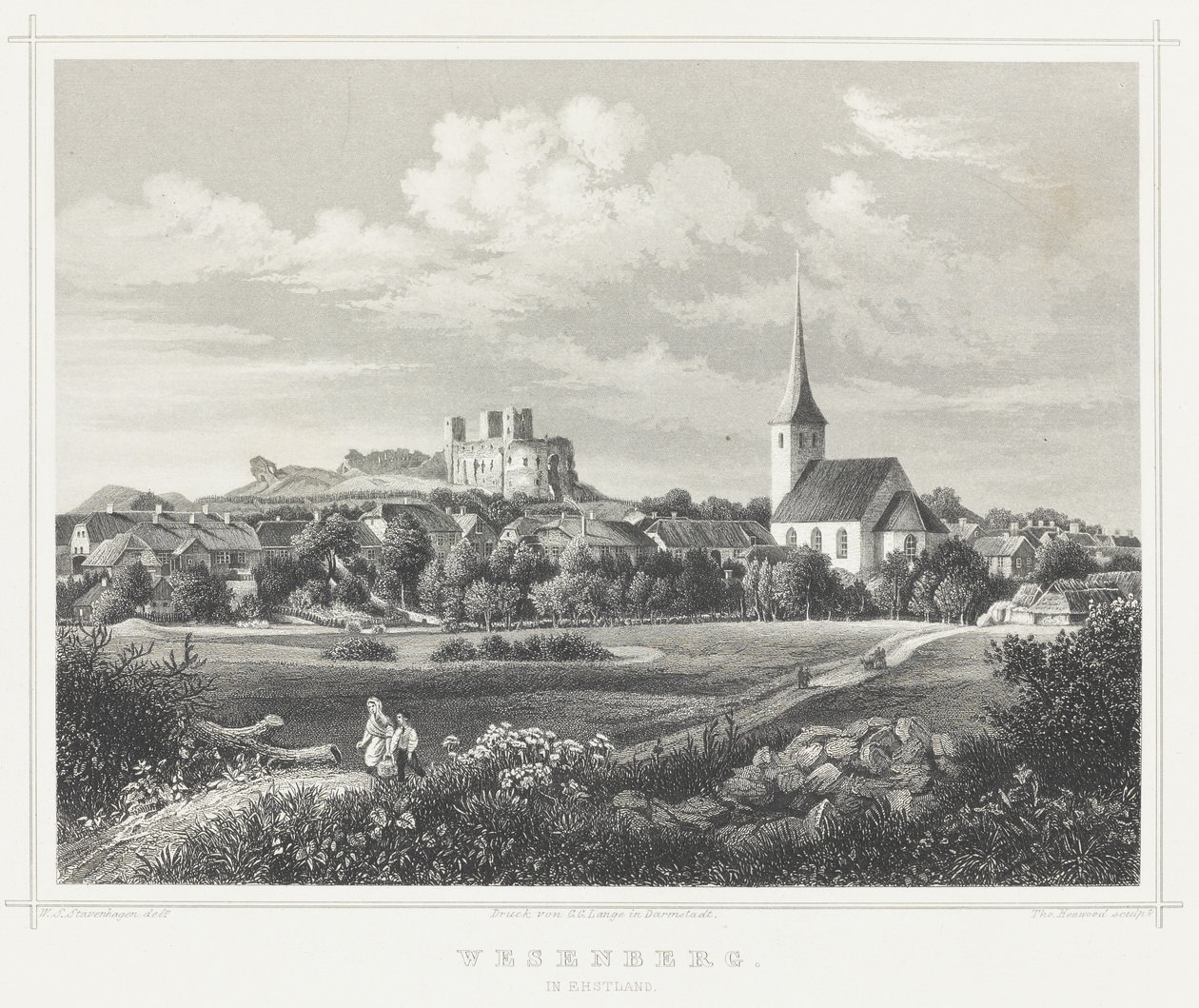 Rakvere af Wilhelm Siegfried Stavenhagen